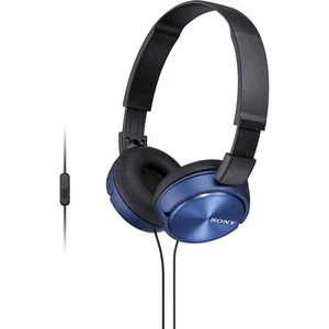 Sony MDR-ZX310AP/L ZX Series słuchawki stereofoniczny zestaw słuchawkowy z mikrofonem - niebieski - Zdjęcie 1 z 4
