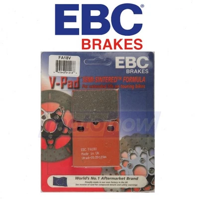 EBC Rear Semi-Sintered V Brake Pads for 1994-2001 BMW R1100RS ABS - Brake ku Foto 1 de 4