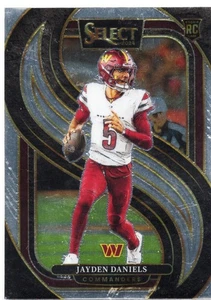Jayden Daniels 2024 Panini Select Premier Level #112 (RC) WASHINGTON COMMANDERS - Picture 1 of 2
