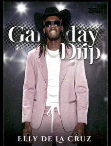 2025 Topps Gameday Drip Elly De La Cruz Cincinnati Reds #GD-7 - Foto 1 di 2