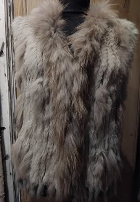 Kopenhagen By Andersen Rabiit Fur Vest SIZE 38 - Image 1 of 4