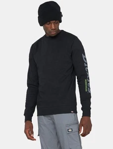 Dickies Okemo Graphic Negro Polar Cuello Redondo Sudadera - Imagen 1 de 5