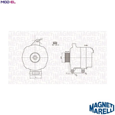 ALTERNATOR 063731780010 FOR FORD FUJB/FUJA/M7JB/M7JA 1.2L FYJC/FYJB/FYJA 1.6L - Image 1 of 4