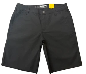 Pantaloncini da lavoro Carhartt donna taglia 8 neri tela robusti flessibili larghi 10" cuciture interne nuovi con etichette - Foto 1 di 9