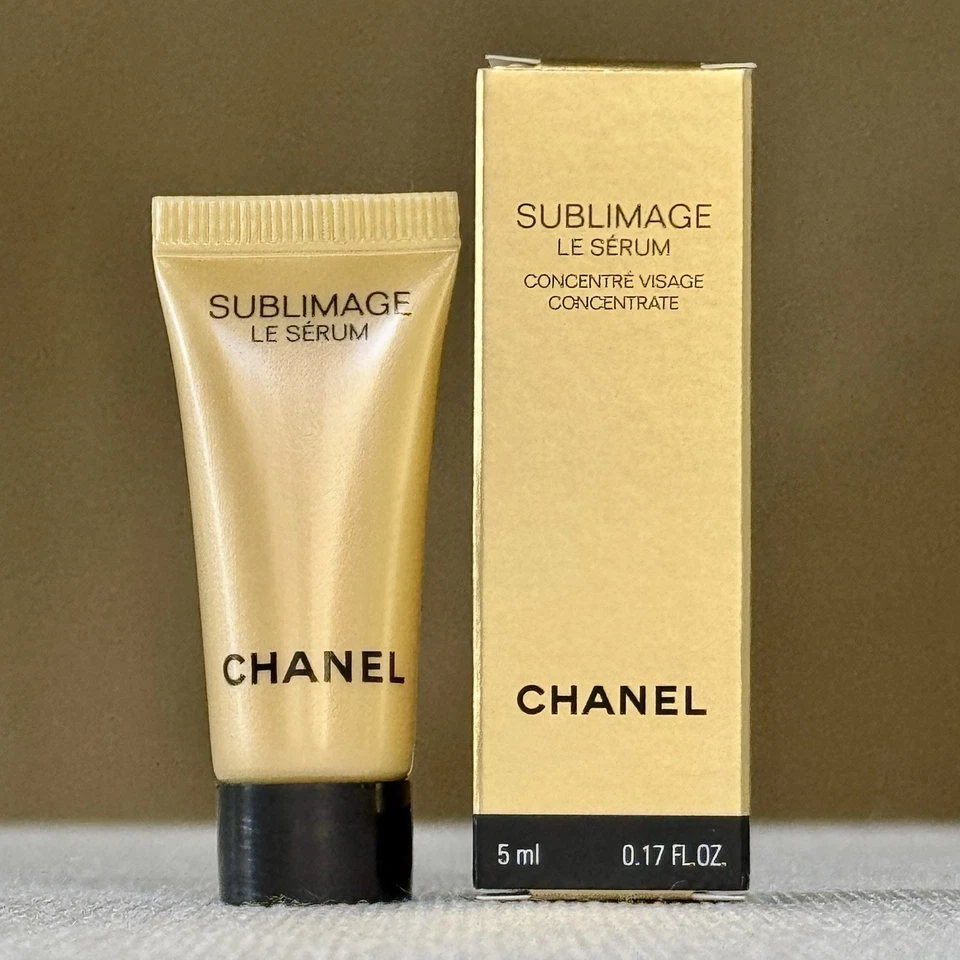 CHANEL SUBLIMAGE LE SERUM ULTIMATE SERUM (0,17 OZ/5 ML) JUEGO DE 3X TAMAÑO DE VIAJE NUEVO Foto 1 de 1
