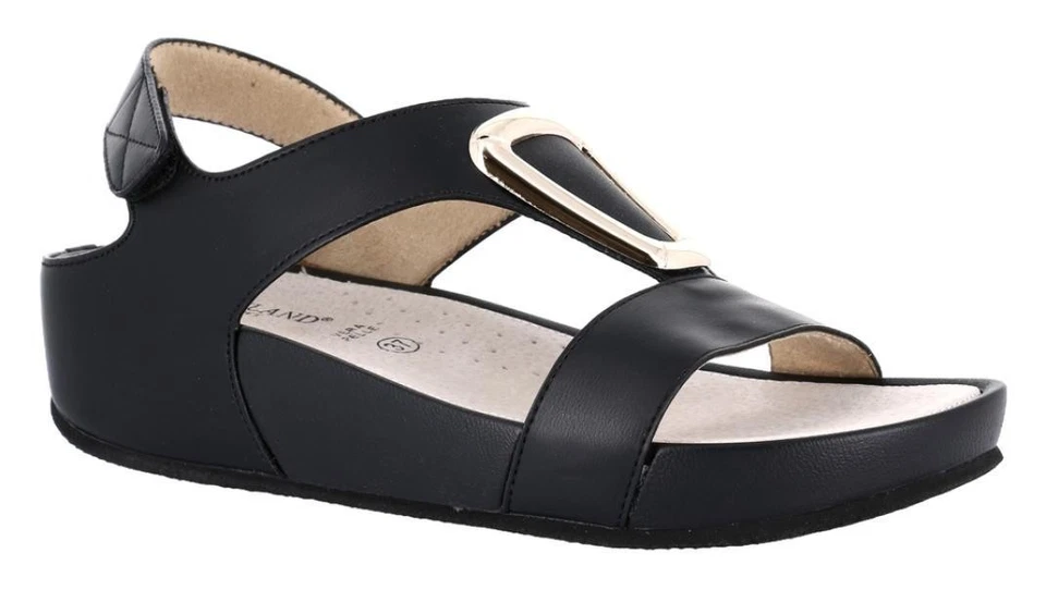 Sandali comfort donna Grunland modello Dira nero - Immagine 1 di 4