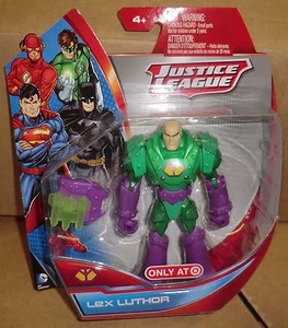 JUSTICE LEAGUE TARGET EXCLUSIVO 5 FIGURAS SUPERMAN BATMAN FLASH LINTERNA VERDE LUTHOR - Imagen 1 de 6