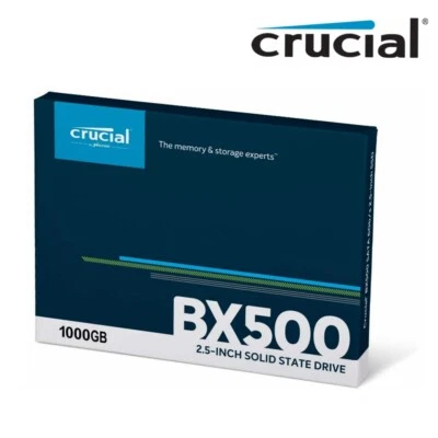 SSD Crucial 1TB BX500 Internal Solid State Drive 2.5'' SATA III CT1000BX500SSD1 - image 1 of 4