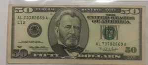 Very Lightly Circulated $50 Bill CRISP!! SUPER NICE CONDITION! - Picture 1 of 3