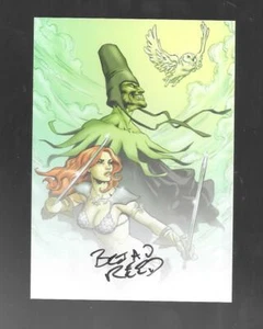 Carta autografa Red Sonja, 35° Anniversario 2009 Brian Reed inchiostro nero - Foto 1 di 2