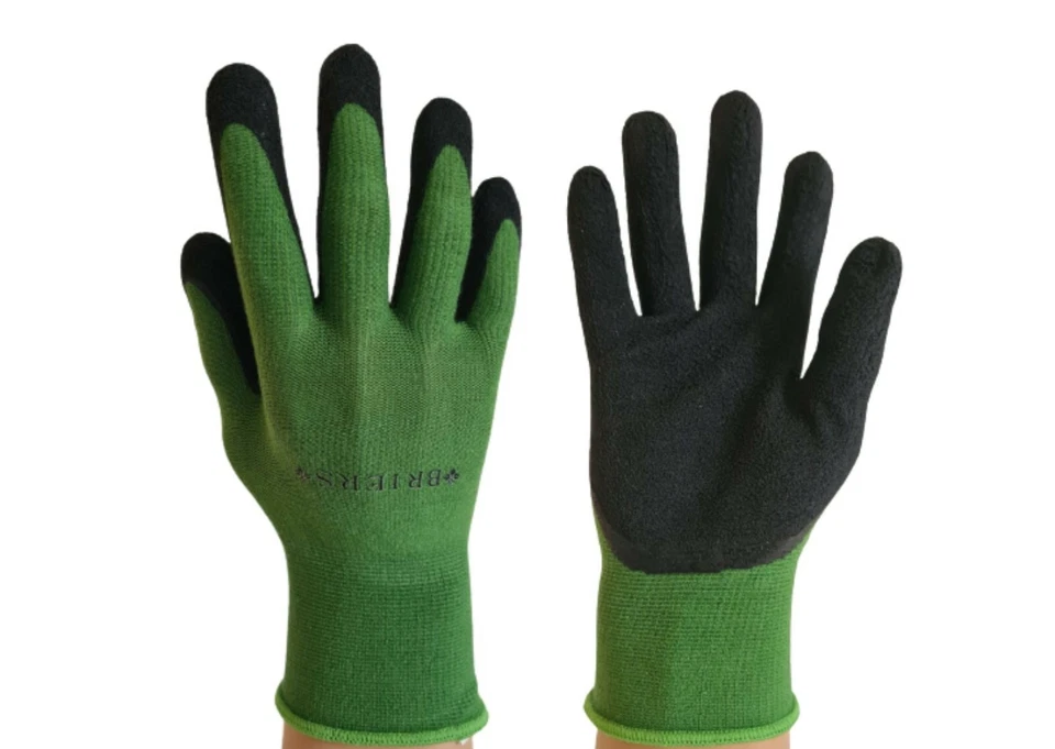 Briers Bamboo Grip Green Gardening ,Work Gloves All Sizes Ladies,Mens Gloves - Image 1 of 4