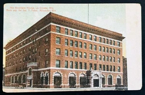 Foto postal antigua de La Crosse Wisconsin The Stoddard House fotografía - Imagen 1 de 3