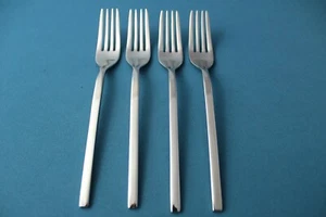 4 Salad Forks Villeroy & Boch NEW WAVE 18/10 Stainless Indonesia NEW 7 1/4" - Picture 1 of 5