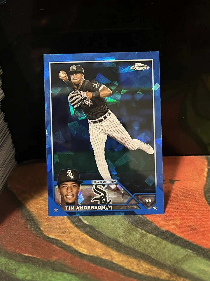 2023 Topps Chrome Sapphire Edition #282 Tim Anderson Chicago White Sox - Image 1 of 1