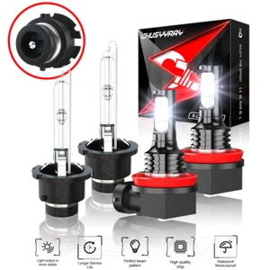 For Volvo S40 2005 2006 2007 D2S+H11 HID Headlight white Low Beam Fog Light 4x - Picture 1 of 12