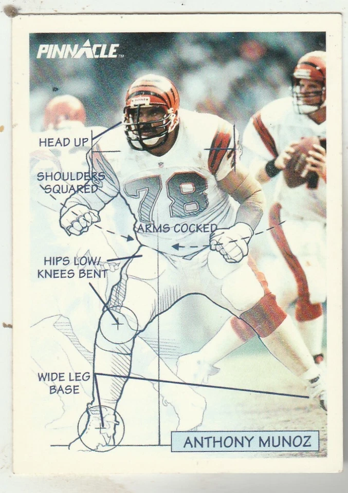 FREE SHIPPING-MINT-1991 Pinnacle #357 Anthony Munoz Cincinnati Bengals  - Image 1 of 1