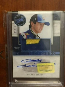 CHASE ELLIOTT 2014 PRESS PASS SIGNATURE SERIES FIRESUIT AUTO /15 - Picture 1 of 2