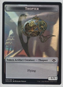 Magic the Gathering Thopter / Clue Token #014 Modern Horizons 2 Foil MTG X1 - Picture 1 of 1