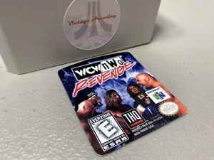 WCW NWO Revenge (N64 Nintendo) Replacement Label - Picture 1 of 1