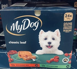 MY DOG Adult Wet Dog Food Classic Loaf BEEF & LAMB 24 x 100g - Picture 1 of 1