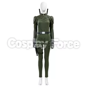 Schwarze Witwe Yelena Belova Cosplay Kostüm grün Overall Damen Outfit C09324 - Bild 1 von 23