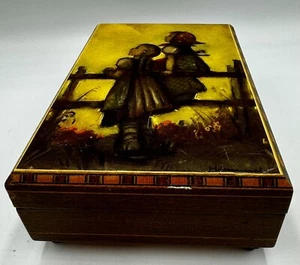 Reuge Swiss Wood Music Jewelry Box Plays Lara's Theme from Doctor Zhivago Hummel - Picture 1 of 9