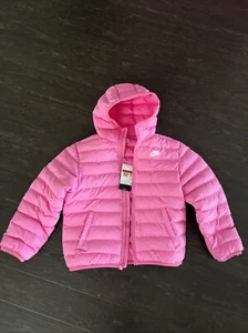 Nike Lightweight Synthetic Filled Big Kids’ Loose Hooded Jacket FD2845-675 Sz L - Picture 1 of 8