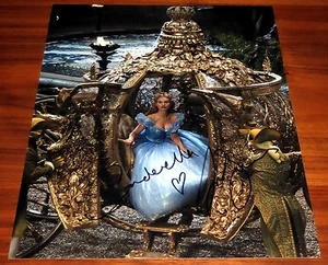 Lily James Signed 11x14 Cinderella w/Character Name Exact Proof - Picture 1 of 2