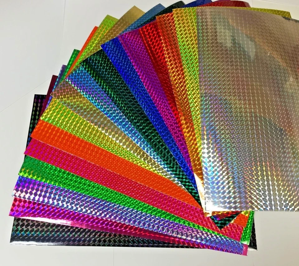 Sheets of Holographic PRISM Sign Vinyl, Pick Color + Size, Iridescent Fantasy - Image 1 of 1