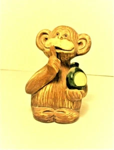 Vintage Shh Affe mit Scotch Figur von Mann Made in Japan - Bild 1 von 3