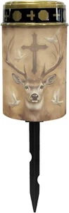 Solar Outdoor Lights Solar Grave Lights Solar Cemetery Candles LED Automatic Fla - Picture 1 of 12