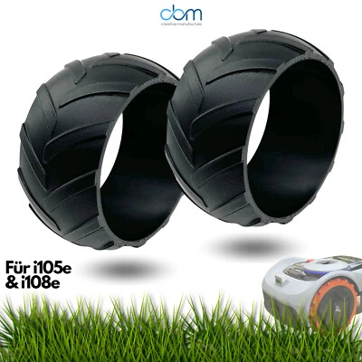 CREATIVE MANUFACTURE Protezione ruota per Segway Navimow i105e & i108e protezione tuning robot rasaerba flessibile