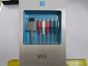 NINTENDO WII COMPONENTE UFFICIALE HD TV AV CAVO CAVO CAVO 480i Adattatore Alta Definizione B - Foto 1 di 6