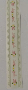 Stickers Border Floral Filigree Lace Bow Grossman's Design Lines Vintage 1997 - Picture 1 of 3