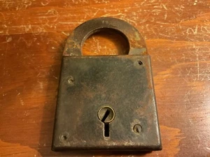 Lucchetto vintage stile chiave - NO CHIAVE - Foto 1 di 3