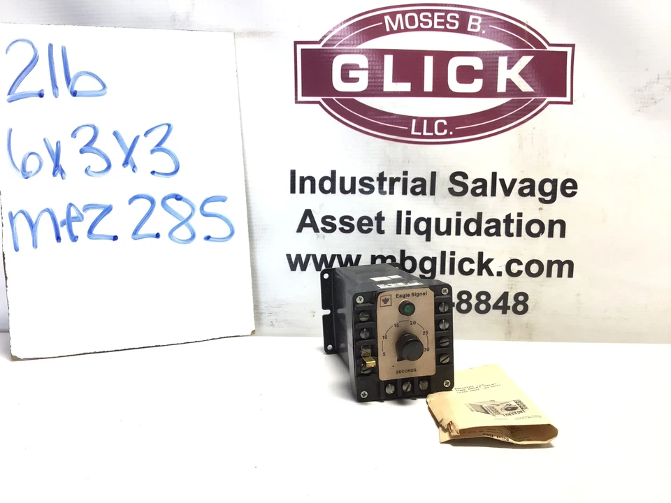 EAGLE SIGNAL BULLETIN 158  TIME DELAY RELAY CG500 SERIES ON DELAY - Image 1 of 4