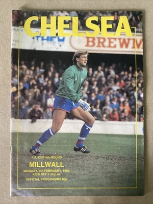 CHELSEA V MILLWALL 1984-85 FA CUP PROGRAMME - Image 1 of 4
