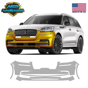 Precut Paint Protection Film for 2020-2024 Lincoln Aviator 4D SUV Front Bumper - Picture 1 of 6