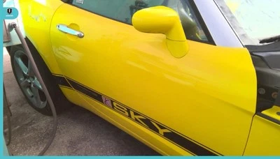 Saturn Sky 2007 puerta derecha pasajero derecha amarilla (eléctrica) derecha Foto 1 de 4