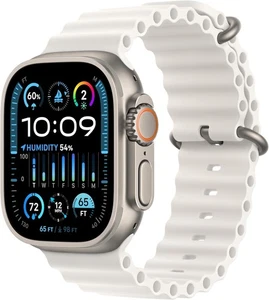 Apple Watch Ultra 2 [GPS + Cellular, 49mm] - Titanium Case With White Ocean - Photo 1 sur 6