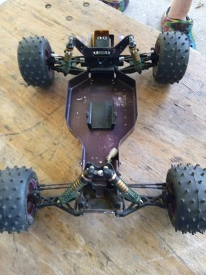  Team Associated RC10T 1/10th Scale Stadium Truck RC10 Novak C Stamp Stealth - Image 1 of 4