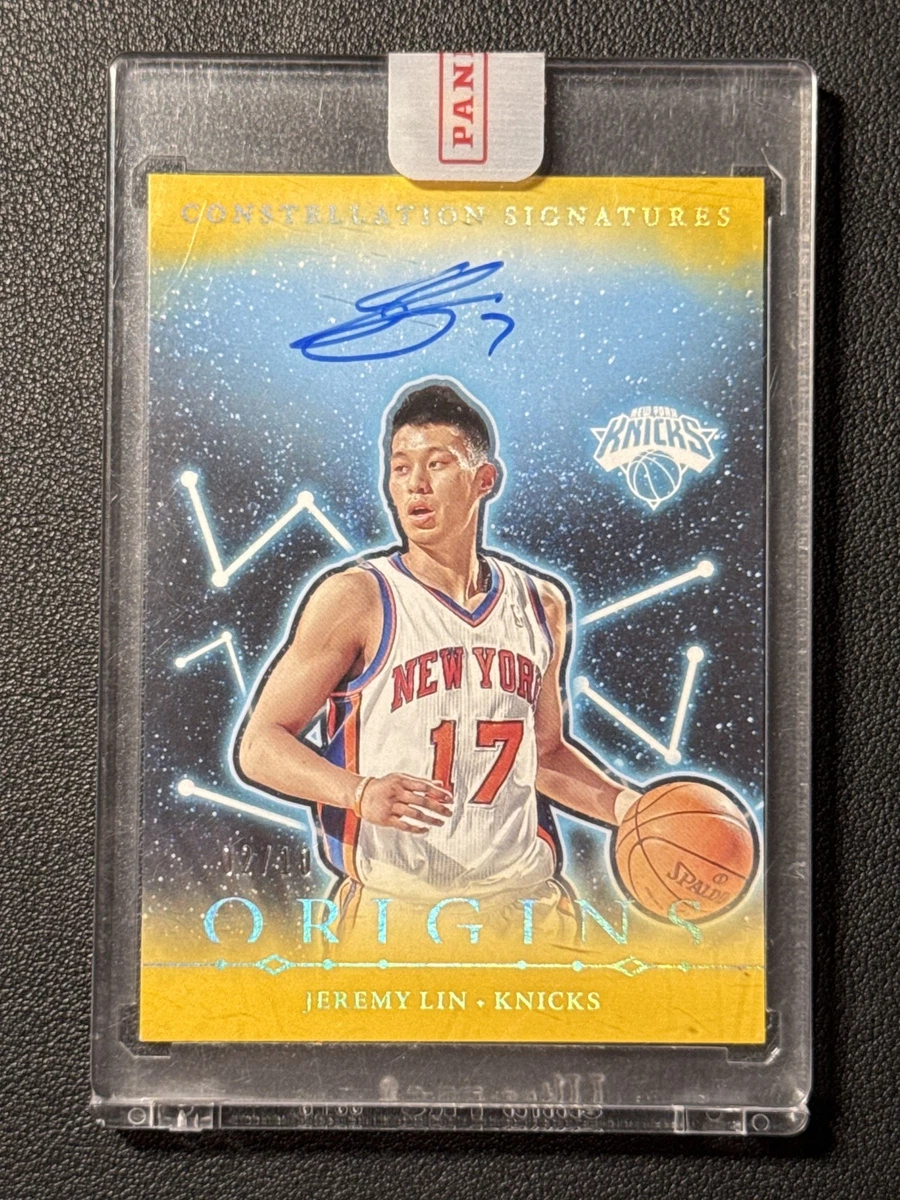 Panini Jeremy Lin Basketball Autographed Sports Trading Cards