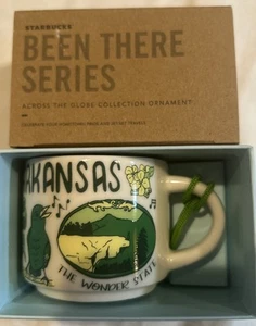 Starbucks Been There Around The Globe Serie Arkansas State Ornament Neu - Bild 1 von 3