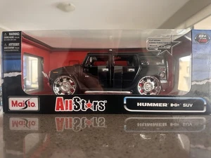 Maisto1:18 diecast Hummer SUV All Stars Brand New In Box Black Limited Edition - Picture 1 of 4