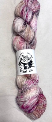 To the Macks Yarn Co. "Tea and Crumpets" Fingering weight sock yarn - 80/20 - Image 1 of 2