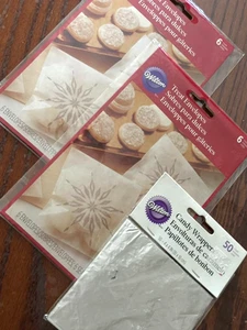 Treat envelopes  6 in each, with snowflakes and candy wrappers new - Picture 1 of 11