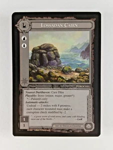 Lossadan Cairn - Tarjeta CCG Tierra Media (1997 ICE) MECCG Sitio de Ojos Sin Tapa LoteR - Imagen 1 de 2