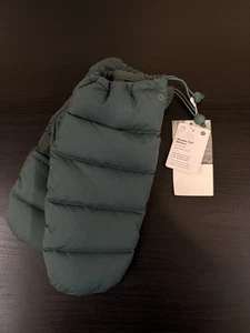 Lululemon Wunder Puff Down Mittens Green MEFO/DKFR NWT - Picture 1 of 5