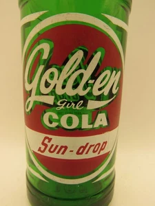 GOLDEN GIRL COLA - Sun Drop Beverage Bottle - 1951 - Picture 1 of 8