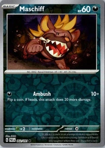 Maschiff Common SV: Paldean Fates 062/091 LP - Imagen 1 de 2